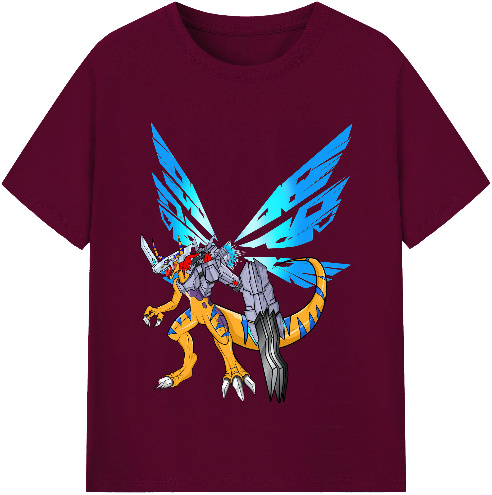（画像用） Digimon デジタルモンスター/デジモン レディースカジュアルプリントTシャツ（綿100％）